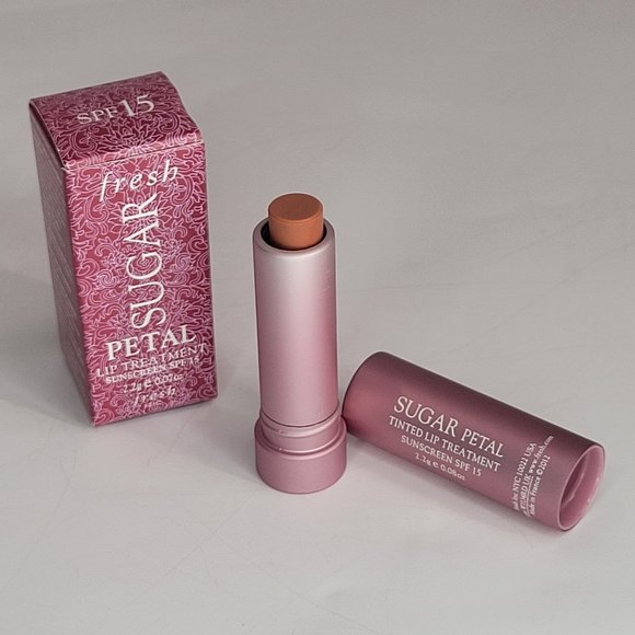 Fresh Sugar Petal Lip Treatment | Lippenpflege Mit LSF 15 | 4,3 G | Farbig & Feuchtigkeitsspendend | Blütenblatt-Tönung